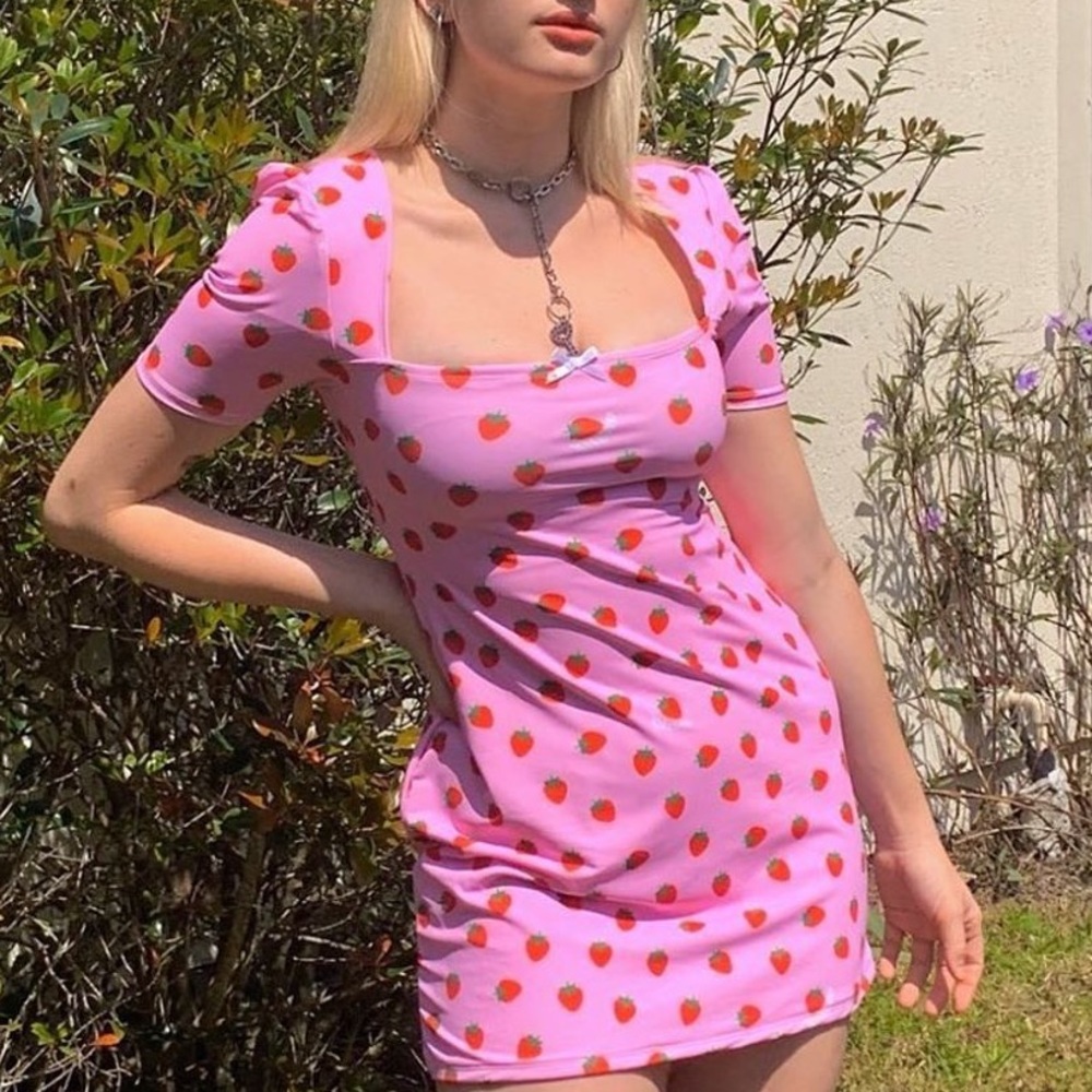 NWT strawberry omighty dress